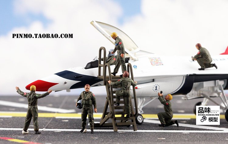 GC002 NATO Air Force Ground Crew 7-Figure Set - Figures - BB Hobby Models Hub