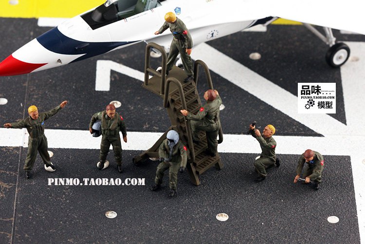 GC002 NATO Air Force Ground Crew 7-Figure Set - Figures - BB Hobby Models Hub