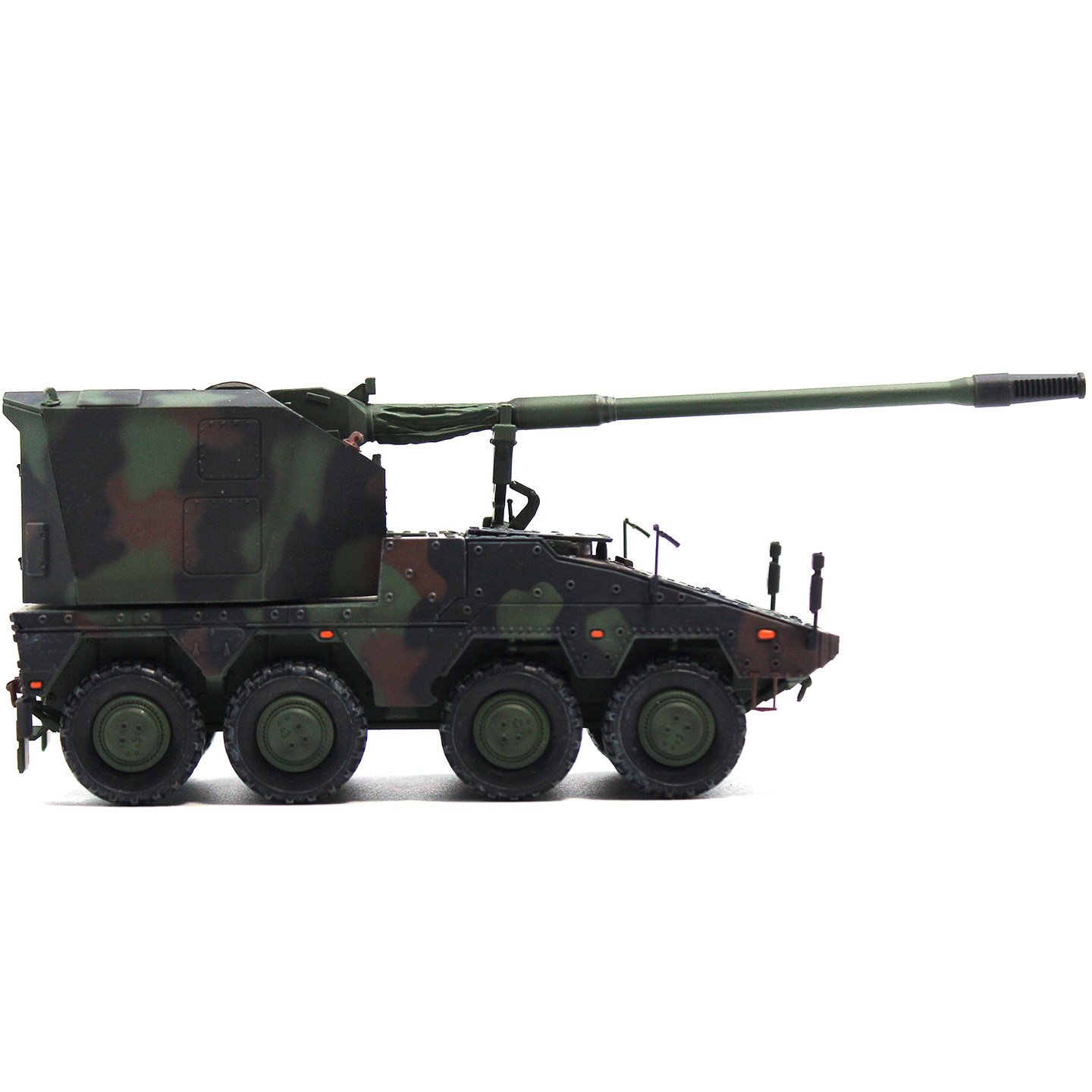 Panzerkampf 12253PA German Boxer 155mm Self-Propelled Howitzer, NATO Tri-Color Camouflage - Panzerkampf - BB Hobby Models Hub