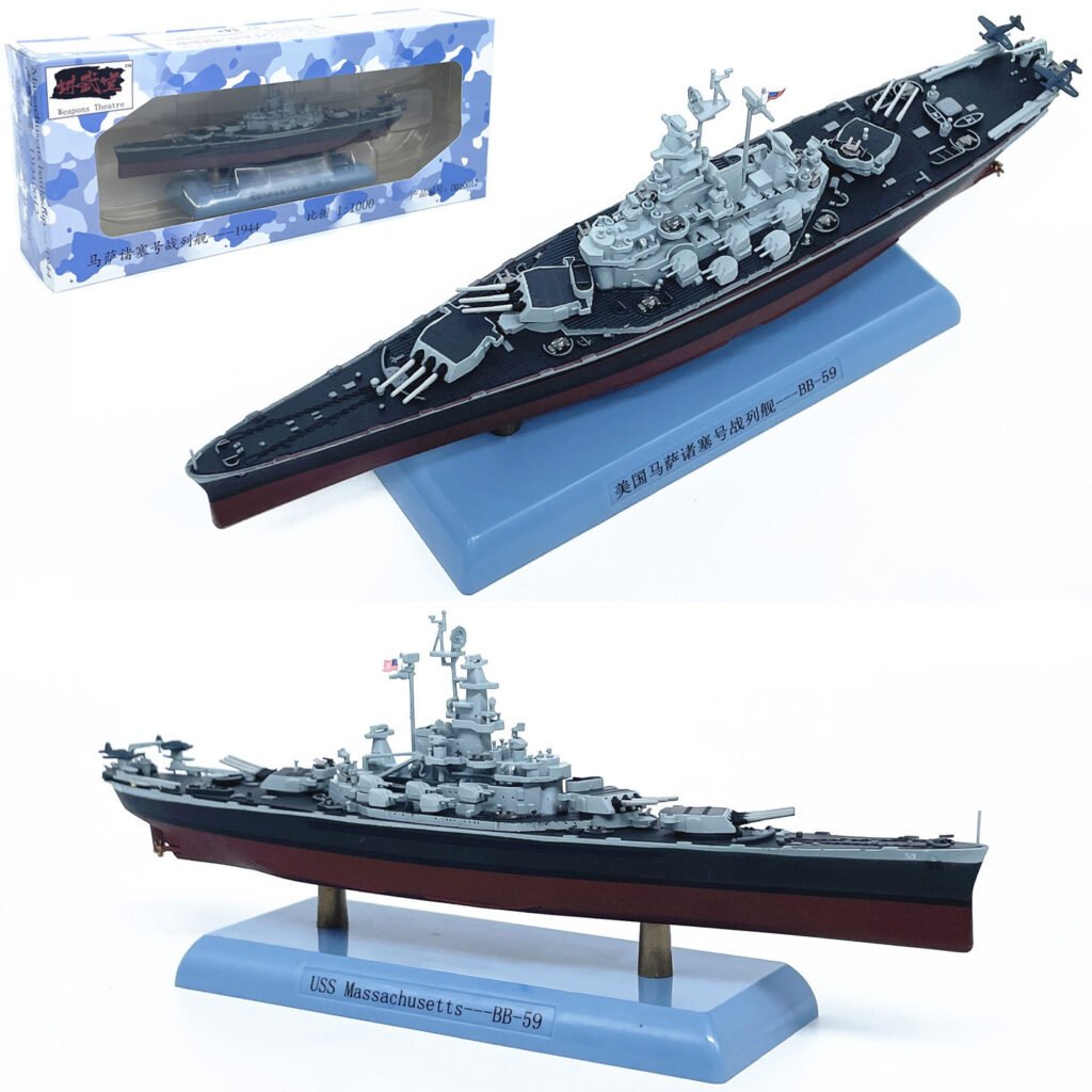USS Massachusetts Battleship BB-59, 1:1000 - JiangWuTang - BB Hobby Models Hub