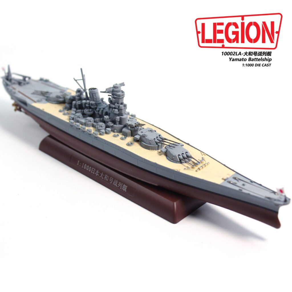 Japanese Yamato battleship, 1:1000 - Legion - BB Hobby Models Hub