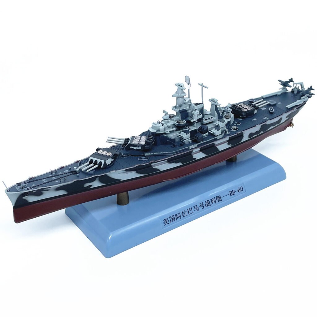 USS Alabama Battleship BB-60, 1:1000 - JiangWuTang - BB Hobby Models Hub